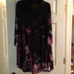 Black and purple tunic. EUC.
